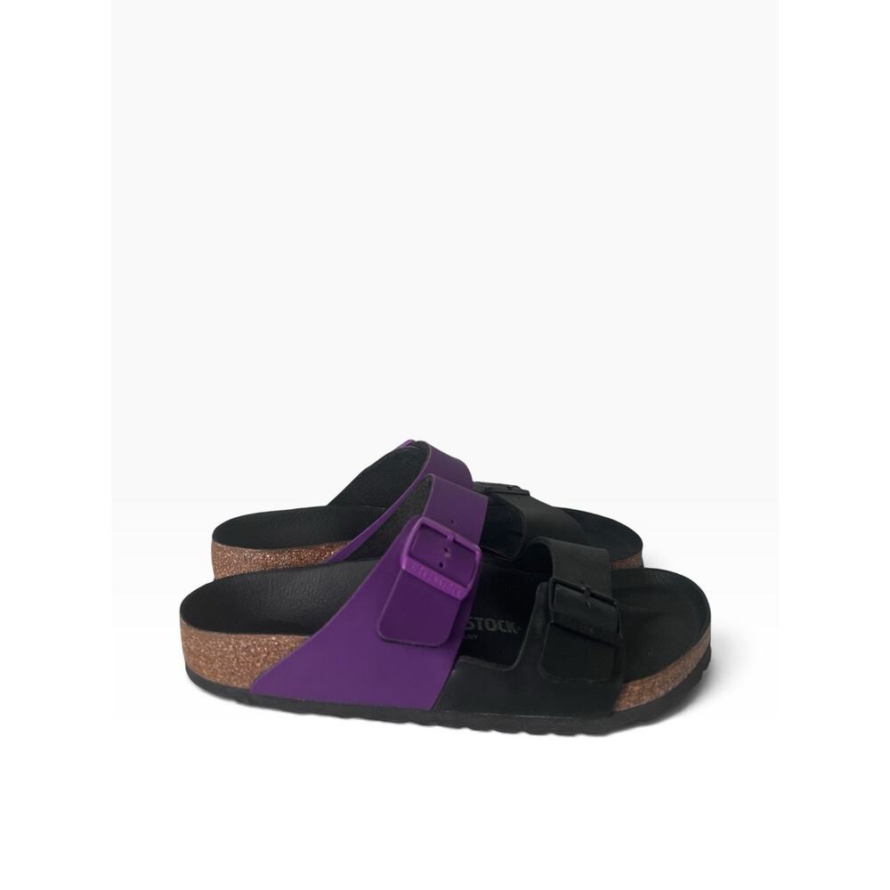 Birkenstock Arizona Split Sandal Icy Bright Violet/Black EU 40 - Picture 3 of 7